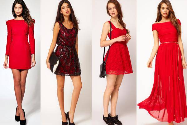 Cómo combinar un vestido rojo? Maquillaje y Complementos