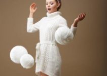 Cómo combinar un vestido blanco en invierno