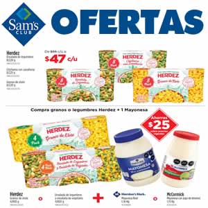 nuevo catálogo de ofertas de Sams Club para socios. 