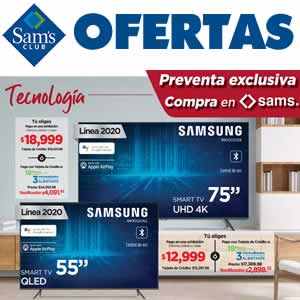 Catálogo Cuponera Virtual Sams Club 16 Noviembre 2020 Ofertas Socio de Navidad en México