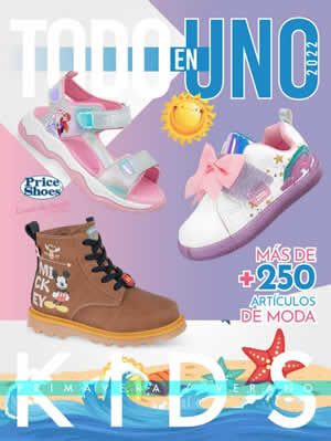 Catálogo Price Shoes Todo En Uno Kids 2022 Primavera Verano – México