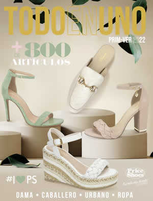 Catálogo Price Shoes Todo en Uno 2022 Primavera Verano