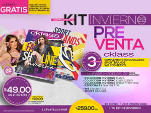 Catálogos Cklass Complemento Kit de Invierno 2022 Pre Venta