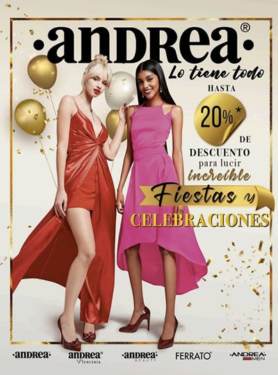 Catálogo de Andrea Fiestas y Celebraciones Otoño Invierno 2022 México 2022