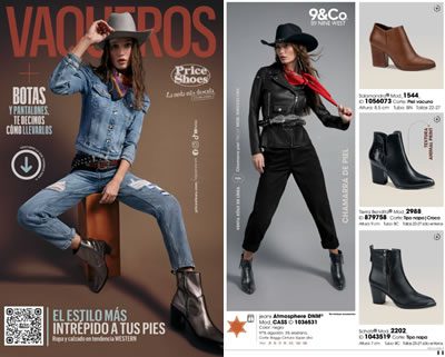 Catálogo Price Shoes de Botas Vaqueras y Jeans Western 2022-2023