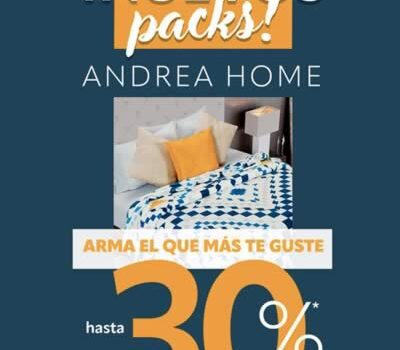 Catálogo de Ofertas Andrea Home: Sábanas, Cobertores, Frazadas y Más