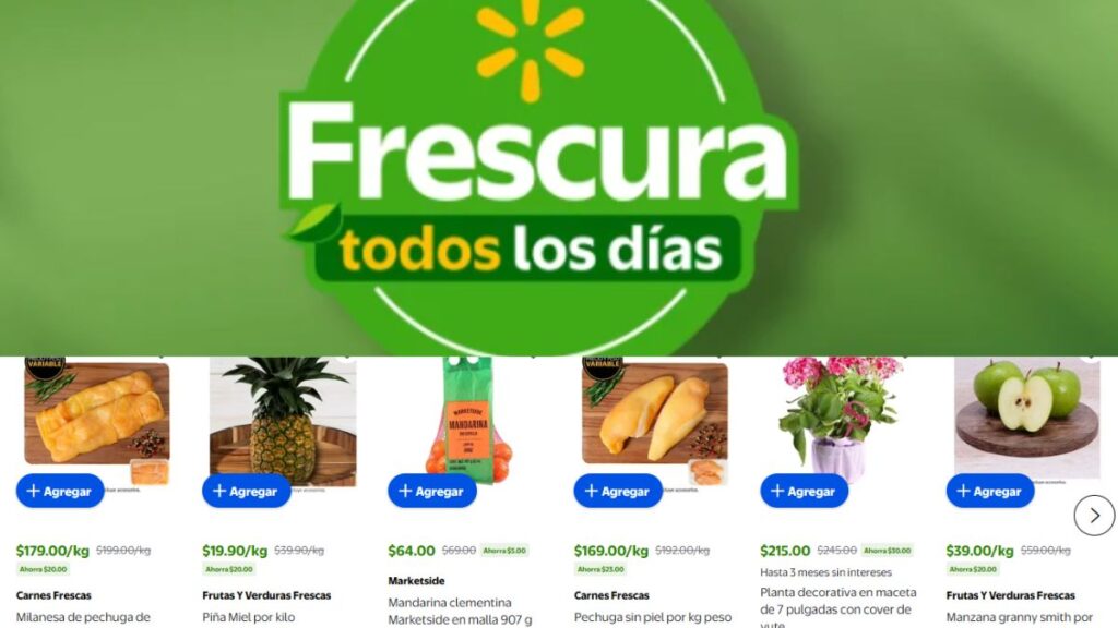 Martes de Frescura Walmart hoy 5 de mayo 2026 precios en frutas y verduras