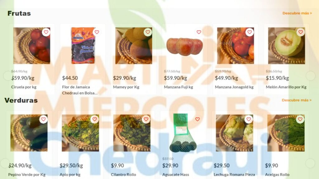Martimiércoles Chedraui 12 de mayo 2026 OFERTAS en frutas y verduras