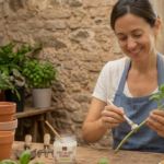 Aceite de coco en los tallos de las plantas: el truco que está ganando terreno