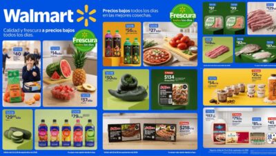 Martes de Frescura Walmart 22 de septiembre de 2026 precios en frutas, verduras y proteínas