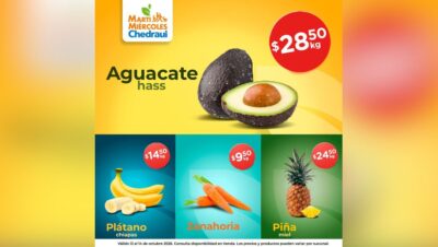 Martimiércoles Chedraui 13 y 14 de octubre de 2026 OFERTAS imperdibles en frutas, verduras y carnes