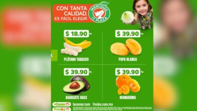 Miércoles de Plaza La Comer HOY 14 de octubre de 2026 ofertas en frutas, verduras y carnes